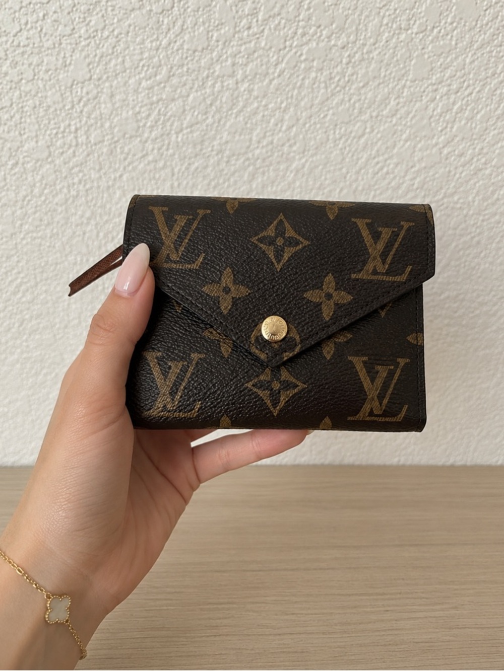 Designer Inspired Louis Vuitton Monogram Compact Wallet - Brown (New in Box)